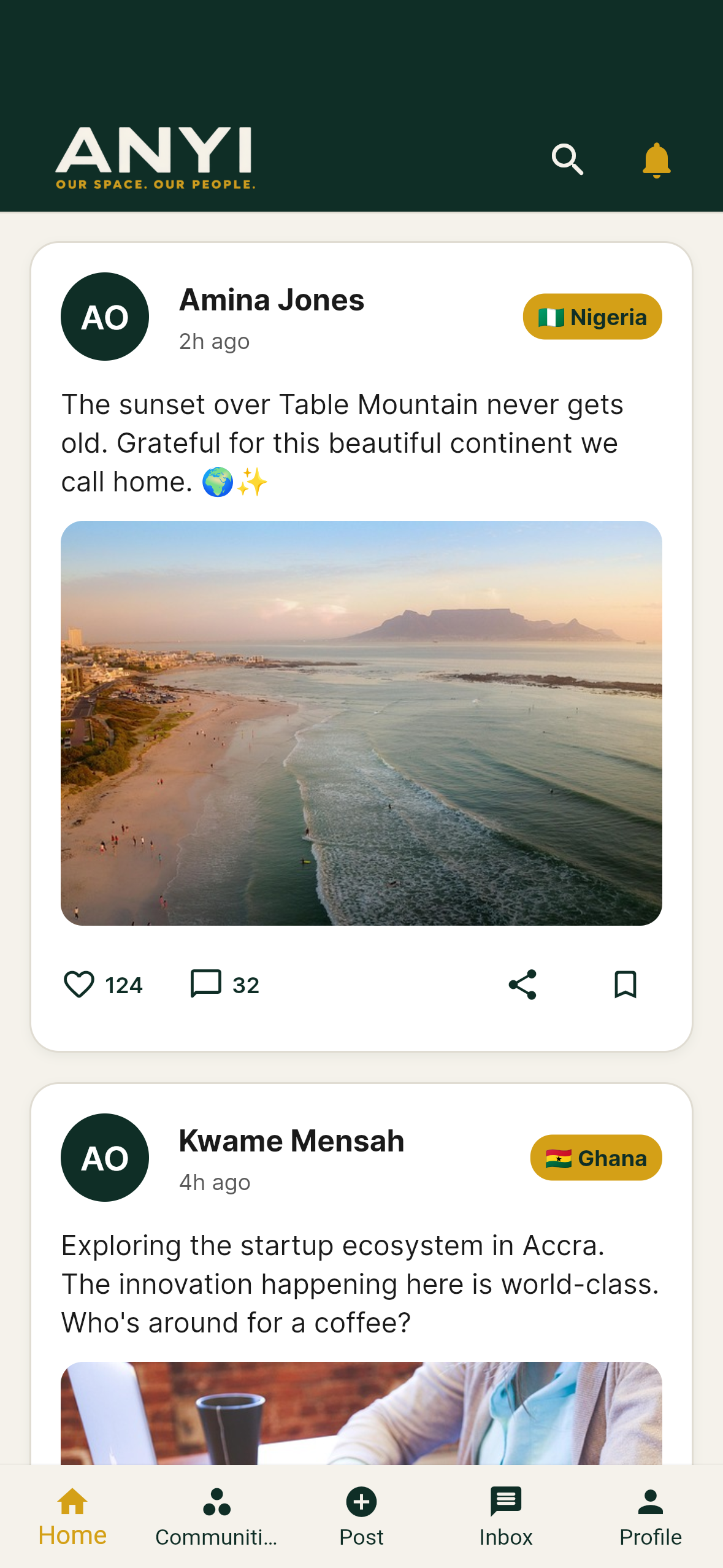 Home Feed Screen